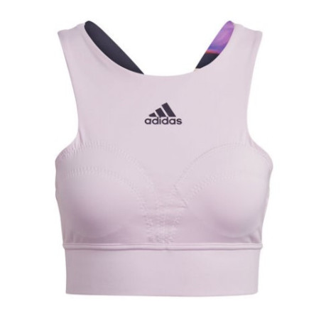 Brassi re ADIDAS Femme US SER CROP TOP Rose PE 2022