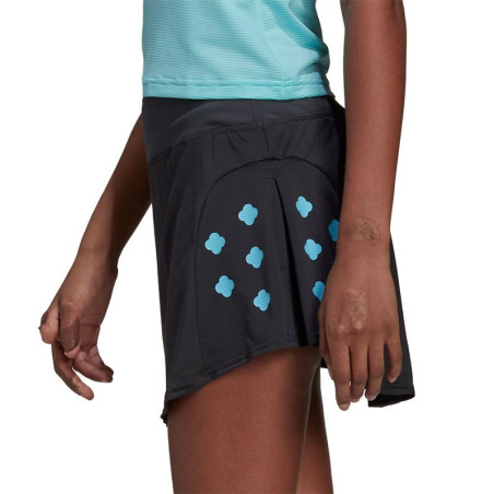 Jupe ADIDAS Femme avec Shorty MATCH SKIRT Noir /Bleu PE 2022