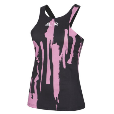 Débardeur ADIDAS Femme NY Y-TANK Noir / Rose AH 2022