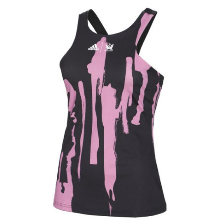 Débardeur ADIDAS Femme NY Y-TANK Noir / Rose AH 2022