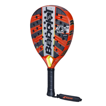 Raquette Padel BABOLAT TECHNICAL VERON Rouge / Noir / Jaune (365 g) 2023