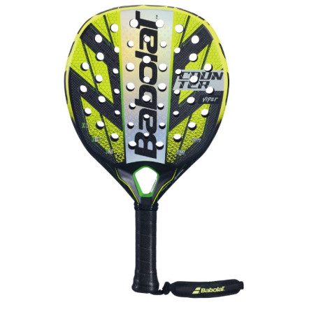 Raquette Padel BABOLAT COUNTER VIPER Jaune / Noir / Vert (365 g) 2023