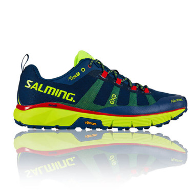 Chaussures Running SALMING Homme TRAIL T5 Bleu / Jaune PE 2019