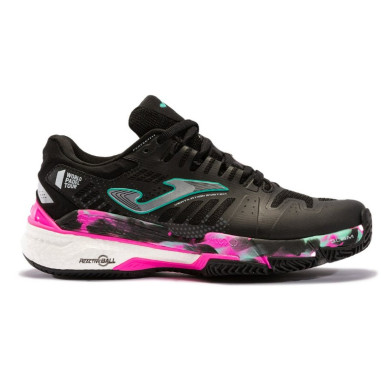 Chaussures Padel JOMA Femme PADEL T.SLAM 2201 Noire / Rose 2022