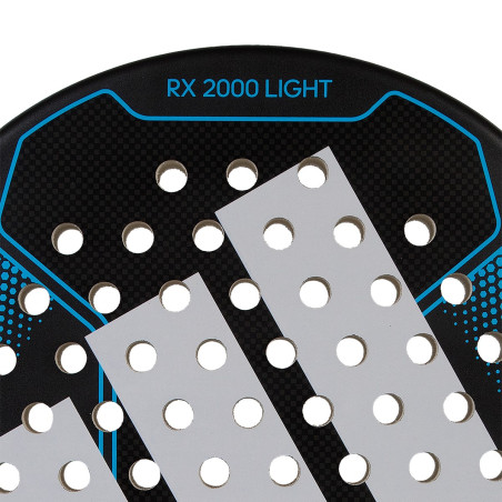 Raquette Padel ADIDAS Rx 2000 LIG (355g) Noir / Blanc / Bleu 2023