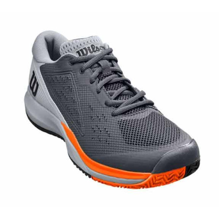 Chaussures WILSON Homme RUSH PRO ACE Toutes Surfaces Gris / Orange 2022