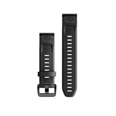 Accessoires Bracelet Montre GARMIN QUCKFIT 20 mm Silicone Noir 2024