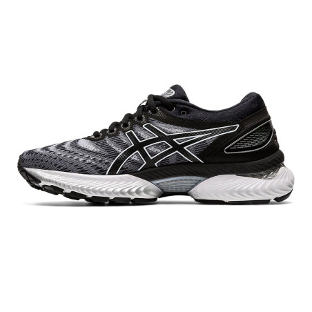 Chaussures Running ASICS Femme GEL-NIMBUS 22  Noir / Blanc PE 2020