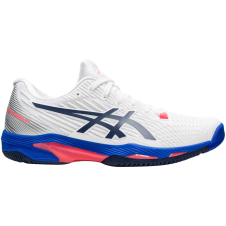 Chaussures ASICS Femme SOLUTION SPEED FF 2 Blanc / Bleu AH 2021