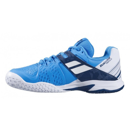 Chaussures BABOLAT Garçon Propulse Junior Toutes Surfaces Bleu / Blanc PE 2020