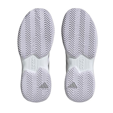 Chaussures ADIDAS Femme COURTJAM CONTROL Blanc / Gris PE 2023