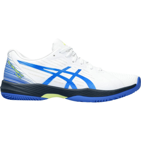 Chaussures Padel ASICS Homme SOLUTION SWIFT FF Blanc / Bleu AH 2023