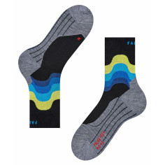 Chaussettes FALKE Homme RU4 Noire / Jaune /Bleu AH 2020 2