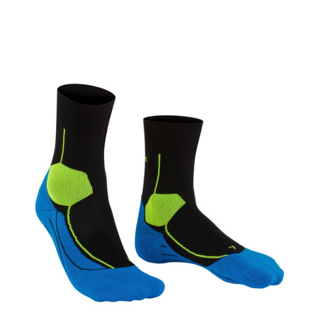 Chaussettes FALKE Homme STABILIZING Bleu / Noir / Vert PE 2022