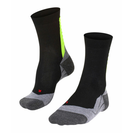 Chaussettes FALKE Homme ACHILLES Noir / Gris / Jaune 2019