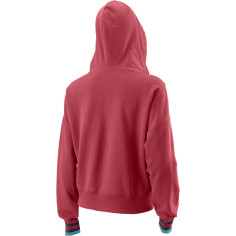 Veste à capuche WILSON Femme SCRIPT ECO CTN PO HDY Rouge... 2
