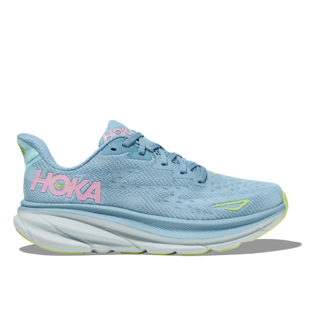 Chaussures Running HOKA Femme CLIFTON 9 Bleu / Rose PE 2024