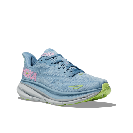 Chaussures Running HOKA Femme CLIFTON 9 Bleu / Rose PE 2024