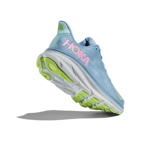 Chaussures Running HOKA Femme CLIFTON 9 Bleu / Rose PE 2024