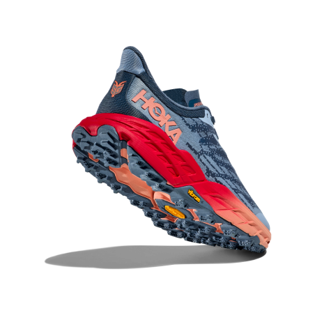 Chaussures Running HOKA Femme SPEEDGOAT 5 Bleu / Rouge PE 2024
