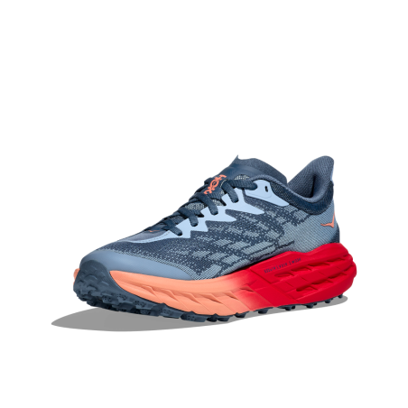Chaussures Running HOKA Femme SPEEDGOAT 5 Bleu / Rouge PE 2024