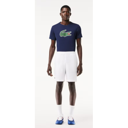 Short LACOSTE Homme SPORTSUIT ULTRA DRY REGULAR Blanc PE 2024