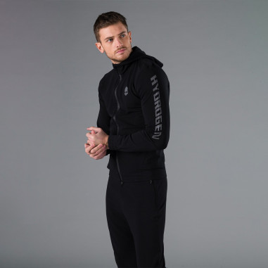 Sweat à capuche Zippé HYDROGEN Homme TECH SKULL...
