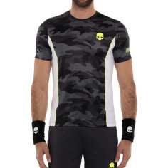 T-Shirt HYDROGEN Homme CAMO TECH  Gris / Blanc / Jaune 2024