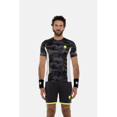 T-Shirt HYDROGEN Homme CAMO TECH  Gris / Blanc...