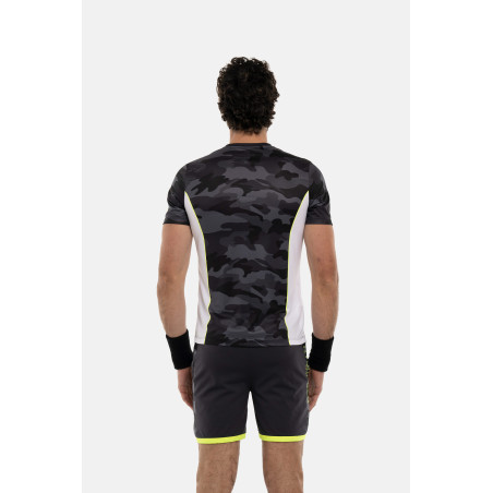 T-Shirt HYDROGEN Homme CAMO TECH  Gris / Blanc / Jaune 2024