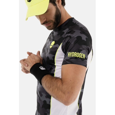 T-Shirt HYDROGEN Homme CAMO TECH  Gris / Blanc...