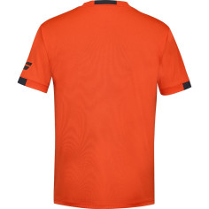 T-Shirt BABOLAT Homme PLAY CREW NECK Orange / Noir 2024 2