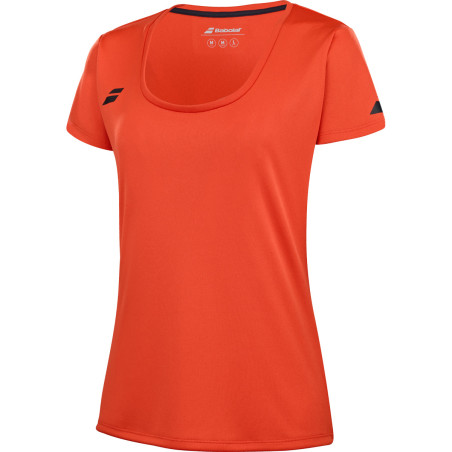 T-Shirt BABOLAT Femme PLAY CAP SLEEVE Rouge 2024