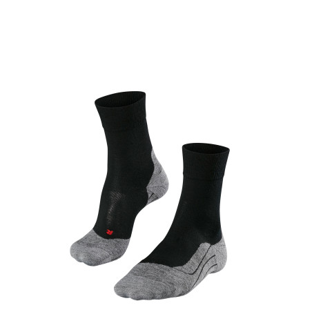 Chaussettes FALKE Homme RU4 WOOL Noir / Gris AH 2018