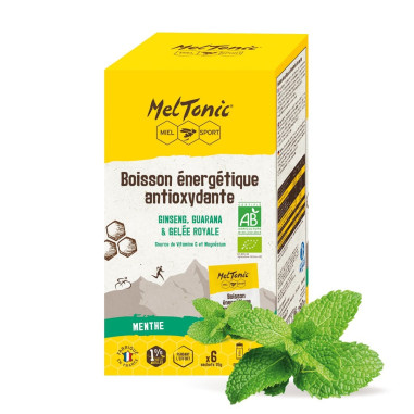 Boissons ENERGETIQUE ANTIOXYDANTE MELTONIC Menthe 6 sticks 210gr 2024
