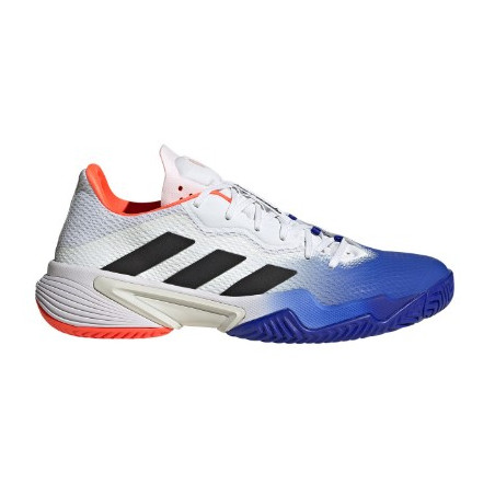 Chaussures ADIDAS Homme BARRICADE M Toutes Surfaces Blanc/Bleu/Orange PE 2023