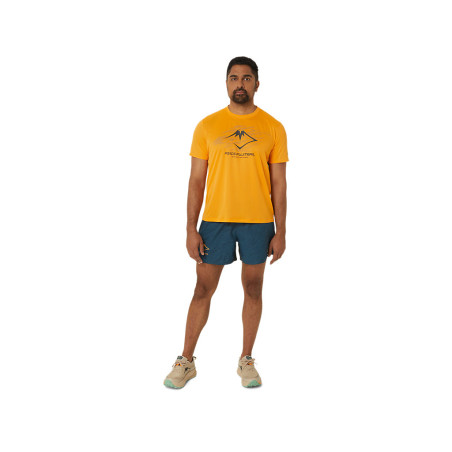 T-Shirt Running ASICS Homme FUJITRAIL LOGO SS TOP Orange PE 2024
