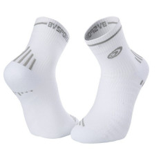 Chaussettes Running BV SPORT Courtes RUN MARATHON Blanches