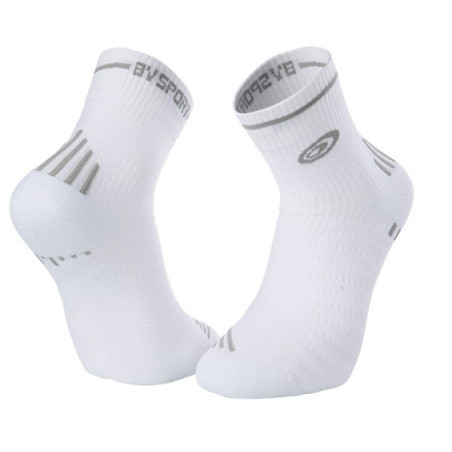 Chaussettes Running BV SPORT Courtes RUN MARATHON Blanches