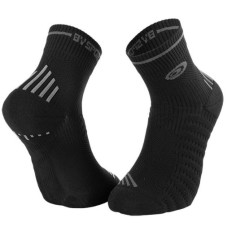 Chaussettes Running BV SPORT Courtes RUN MARATHON Noires