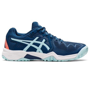 Chaussures ASICS Junior GEL-RESOLUTION 8 GS Bleu/Turquoise PE 2022