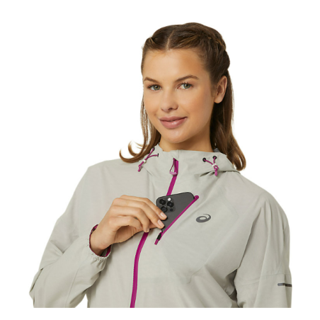 Veste Running ASICS Femme FUJITRAIL WATERPROOF Bleu AH 2023