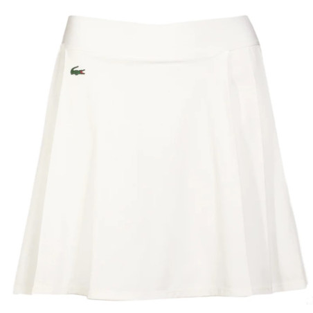 Jupe LACOSTE Sport Femme avec shorty intégré ULTRA-DRY Blanc PE 2024