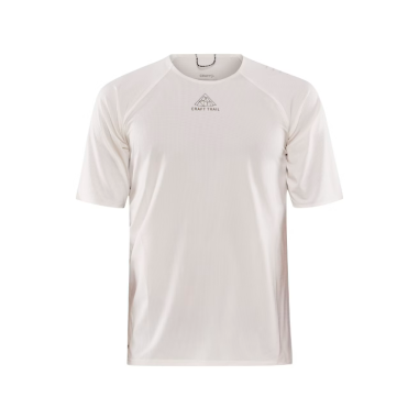 T-Shirt Running Homme CRAFT PRO TRAIL Ecru / Marron PE 2024