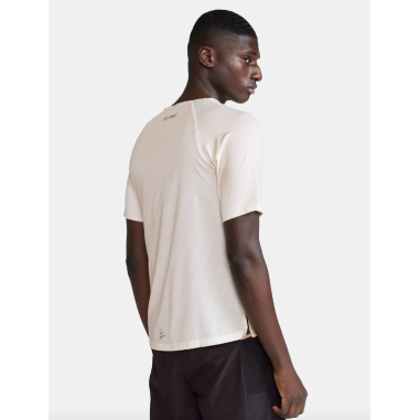 T-Shirt Running Homme CRAFT PRO TRAIL Ecru /...