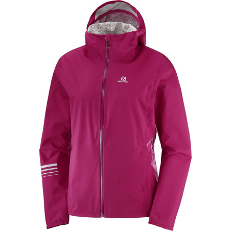Veste Running SALOMON Femme Lightning WP JKT W Cerise AH 2018