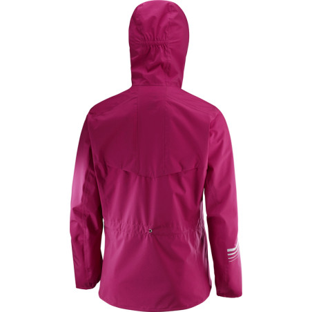 Veste Running SALOMON Femme Lightning WP JKT W Cerise AH 2018