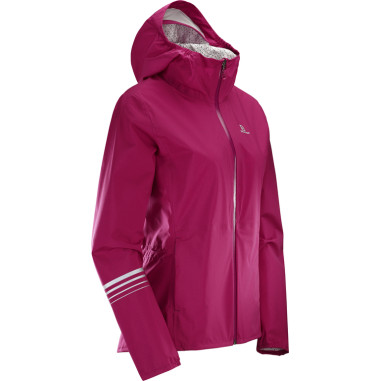 Veste Running SALOMON Femme LIGHTNING WP Rose...