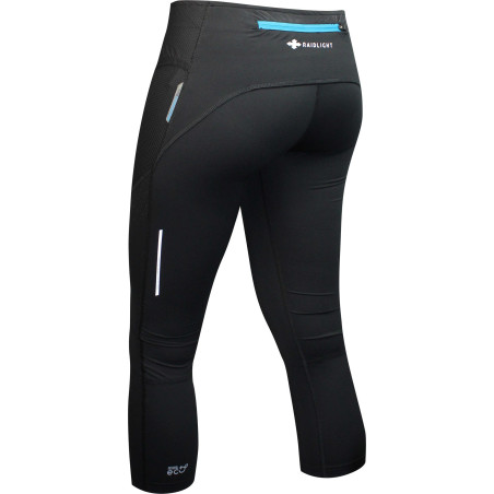 Collant Running RAIDLIGHT Femme Trail Raider 3/4 W Noir PE 2019