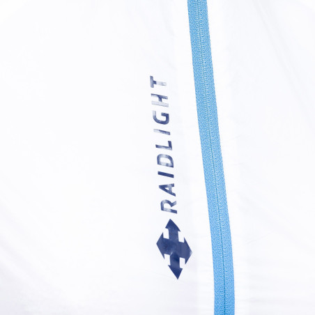 Veste Running RAIDLIGHT Femme Hyperlight Windproof W Blanc / Bleue PE 2019